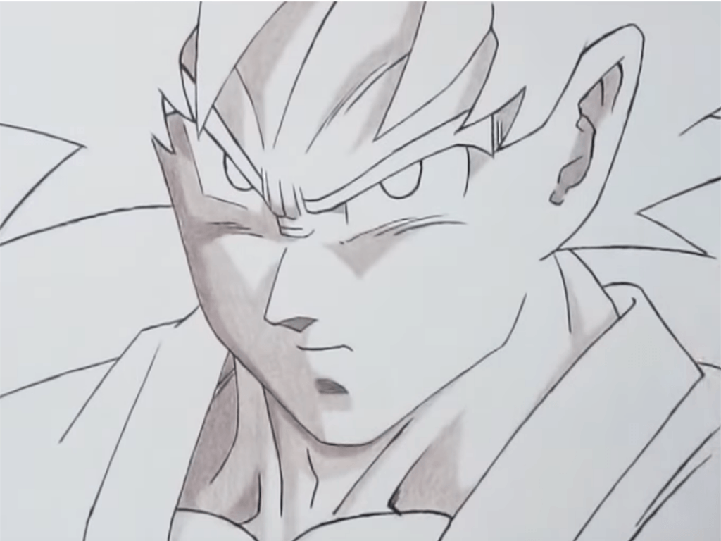 Desenho de Saiyan para Colorir - Colorir.com