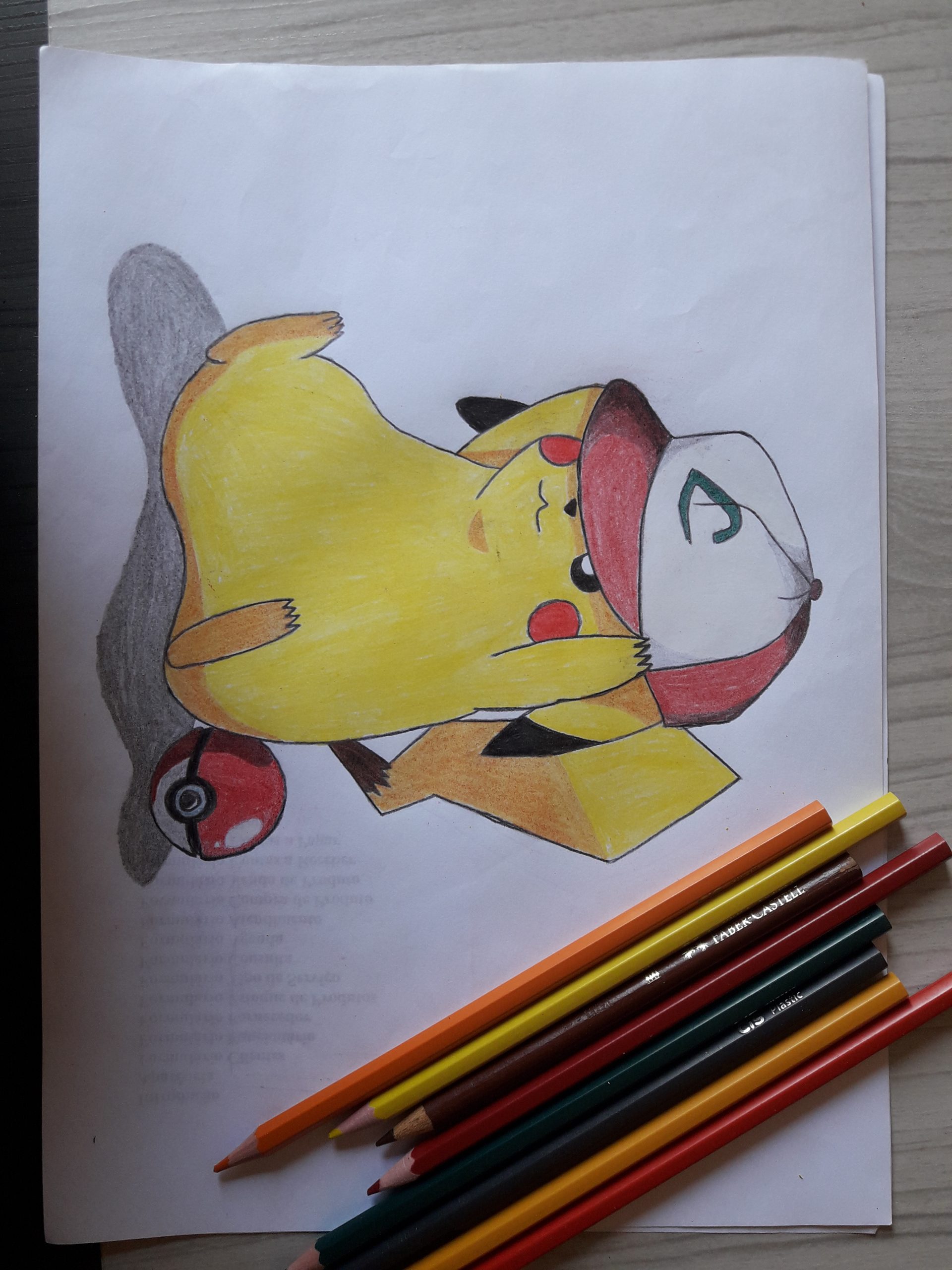 como desenhar o pikachu passo a passo