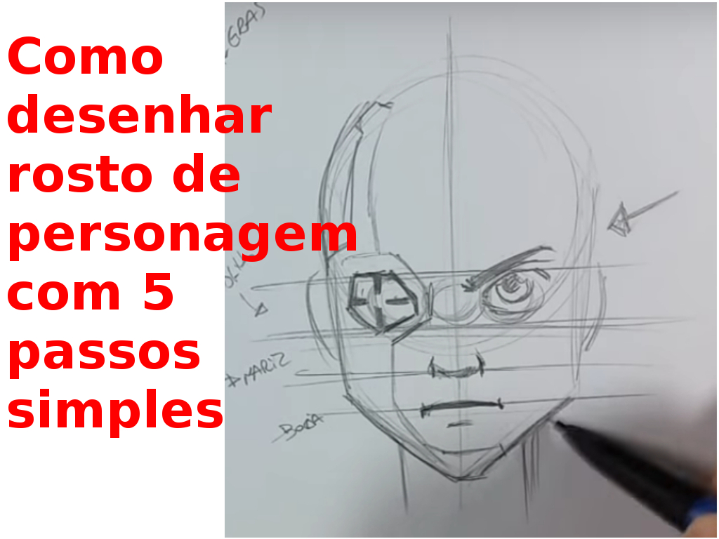 Aprender A Desenhar Rosto Passo A Passo Confira 10 Tutoriais E Comece Hoje A 6586