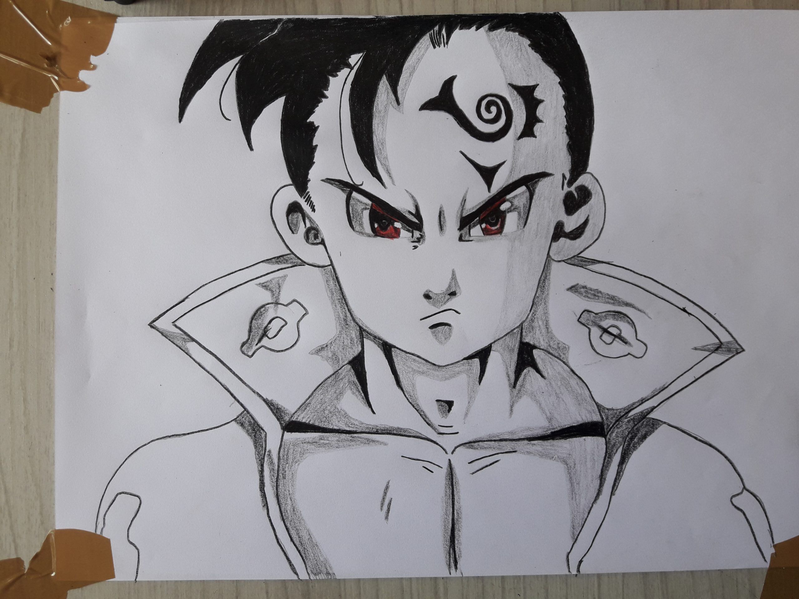 20191029 114948 scaled e1591222555679 - Como desenhar o goku! Passo a passo em vídeo aula.