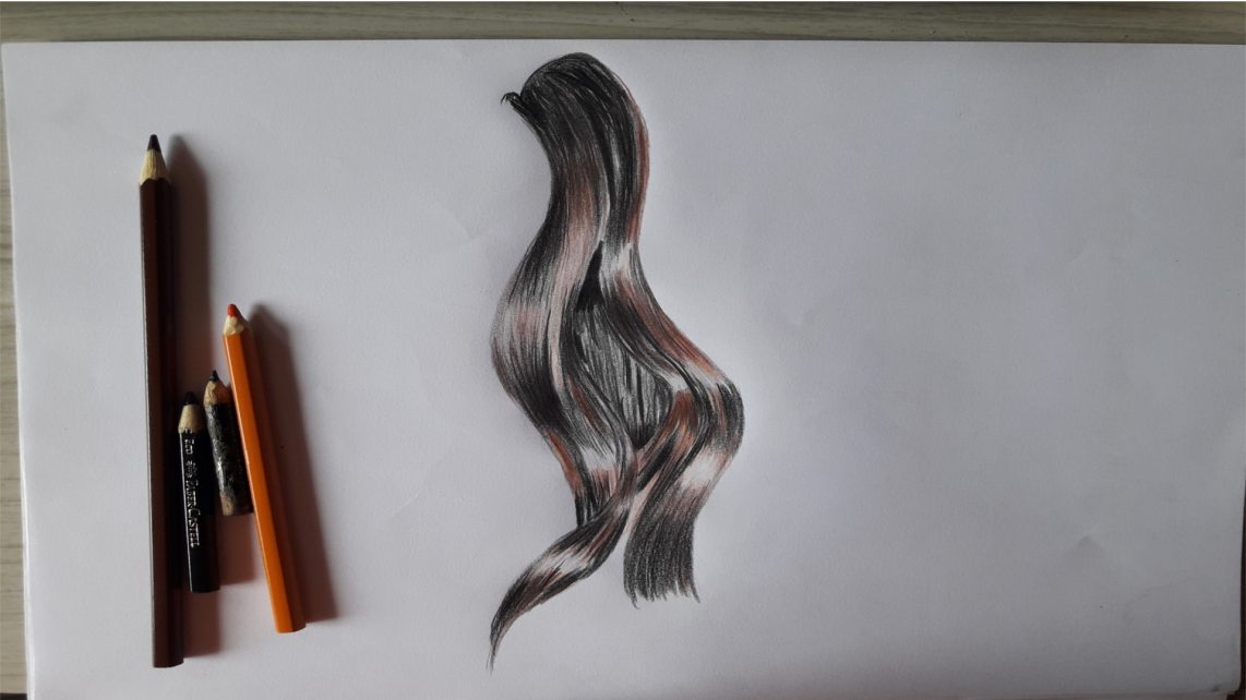 COMO DESENHAR CABELO CACHEADO! 