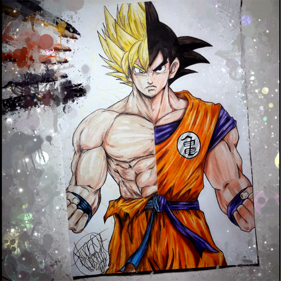 goku desenhando rapido - Curso de desenho online! Vale a pena fazer?